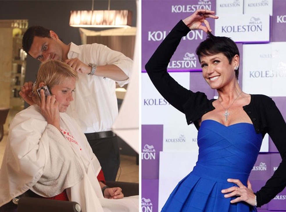 O antes e depois da apresentadora. Glamour <3 (Foto: Divulgação) — Foto: Glamour