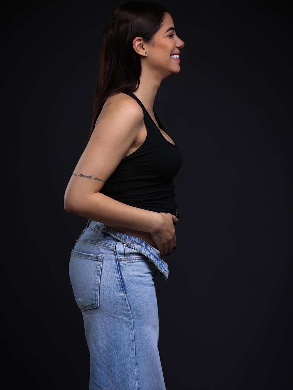 Key Alves exibe barriga da primeira gravidez e comemora: "15 semanas" — Foto: Reprodução/Instagram