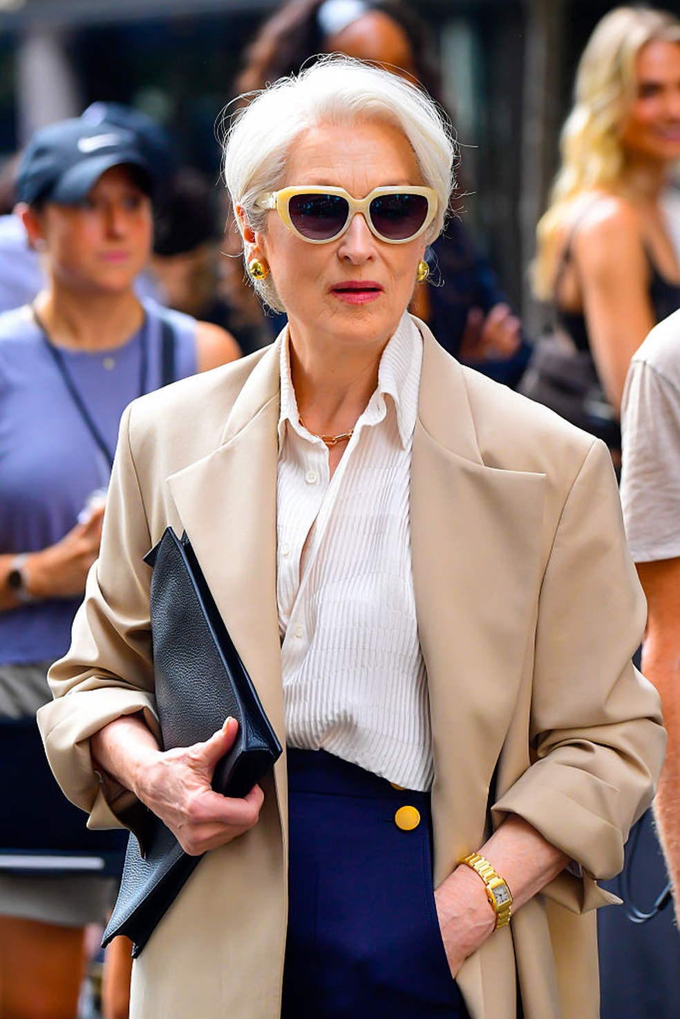 Meryl Streep como Miranda Priestly, em 'O Diabo Veste Prada 2' — Foto: Getty Images