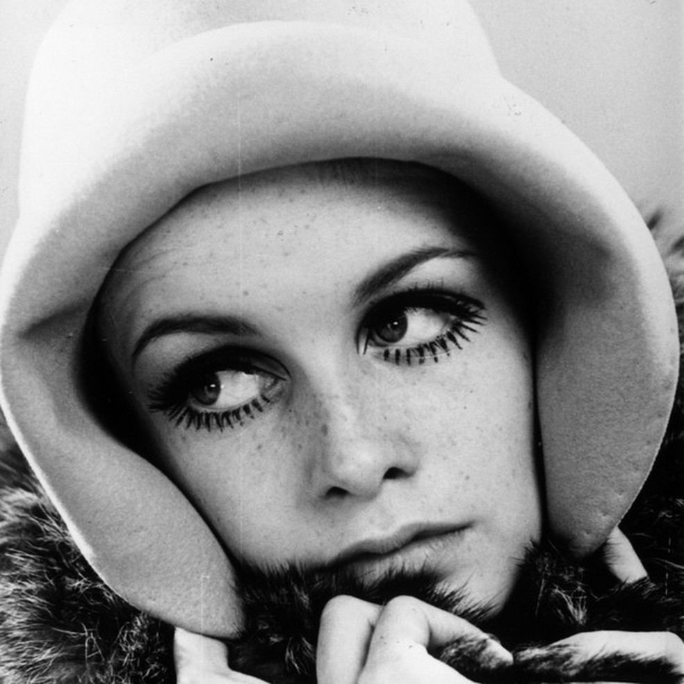 Twiggy nos anos 1960 (Foto: Getty Images) — Foto: Glamour