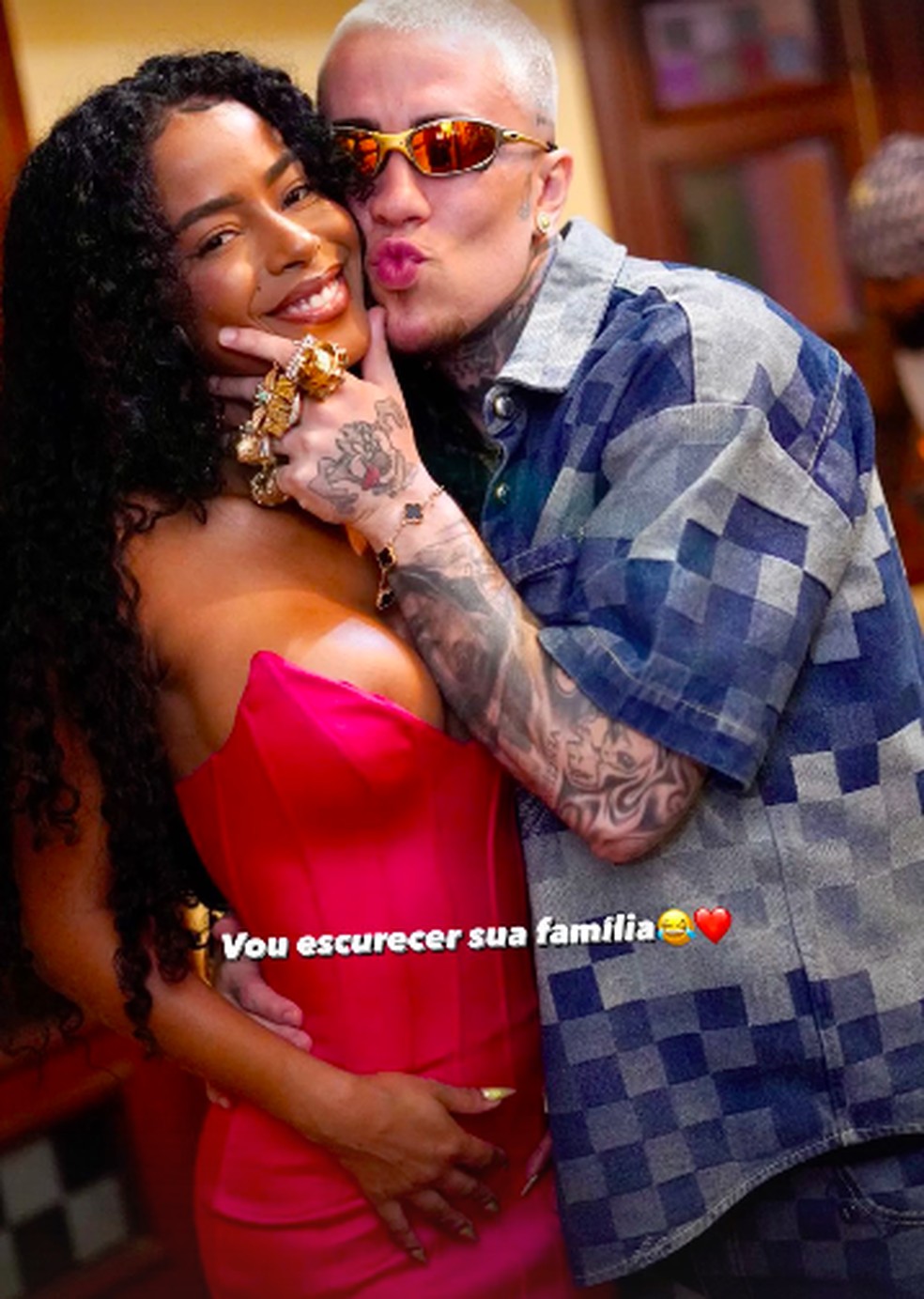 Lorena e MC Daniel — Foto: Reprodução/Instagram