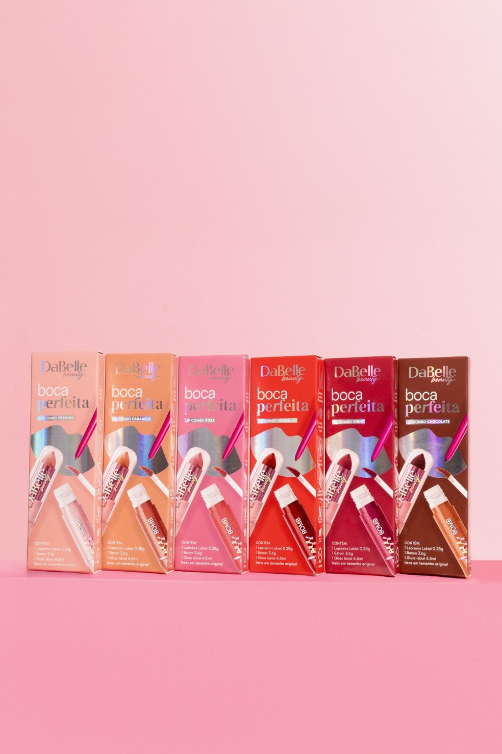 Lip Combo Boca Perfeita, DaBelle Beauty (R$89,90) — Foto: Divulgação