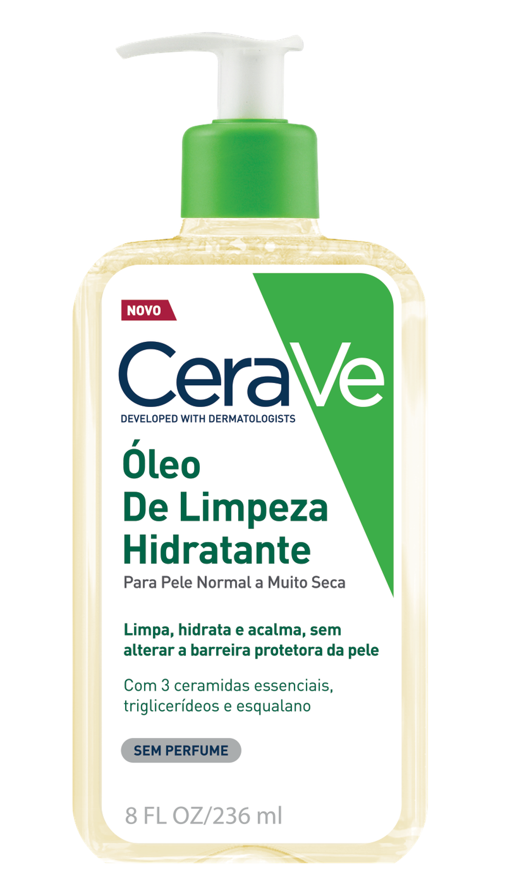 Óleo de Limpeza Hidratante, da CeraVe (R$ 82,90)  — Foto: Divulgação