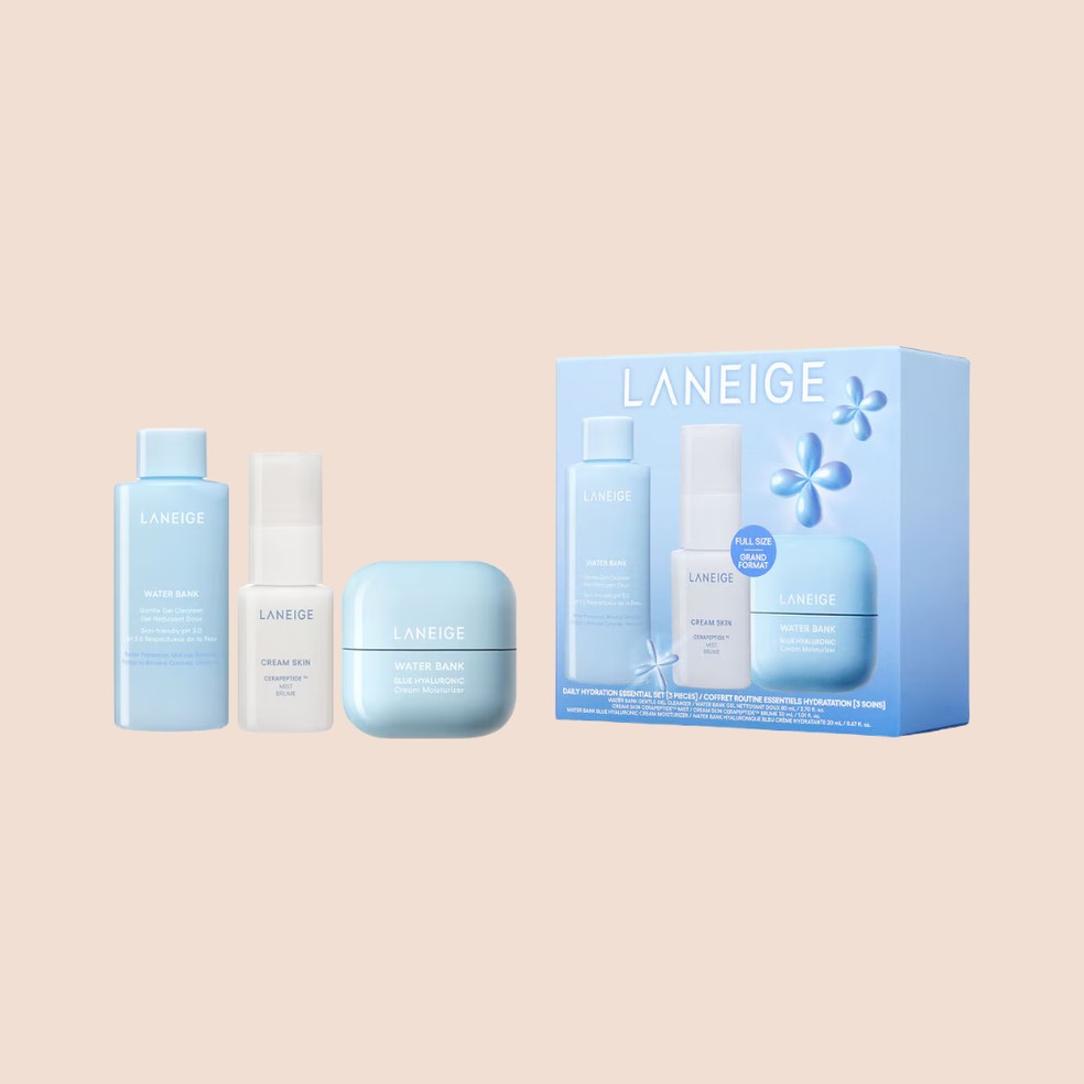 Kit Daily Hydration Essentials, Laneige (R$ 345) — Foto: Divulgação