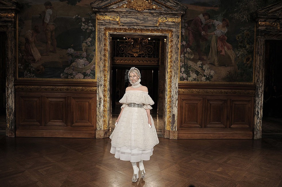Alexander McQueen outono/inverno 2013 — Foto: Getty Images