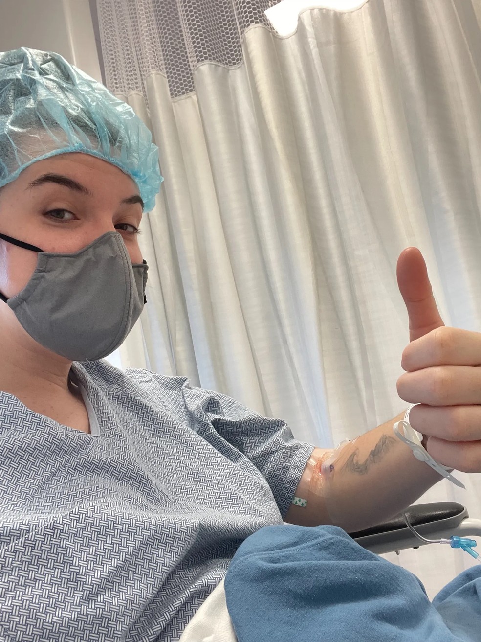 Anna Brown antes da cirurgia em 2022 — Foto: Divulgação