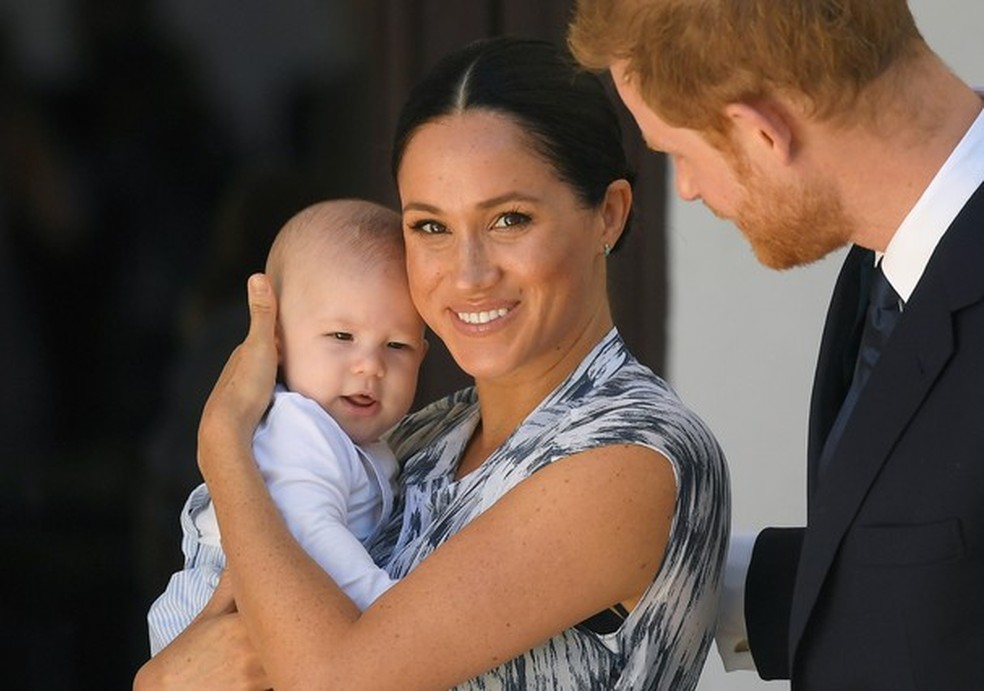 Archie, Meghan Markle e Harry (Foto: Getty Images) — Foto: Glamour