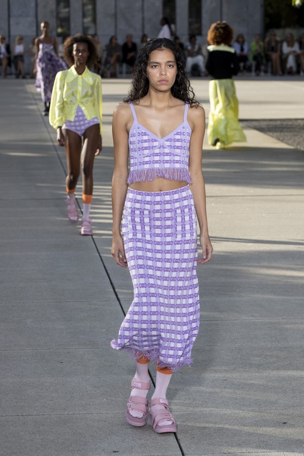 Marca Baum Und Pferdgarten na Copenhagen Fashion Week (Foto: Getty Images) — Foto: Glamour