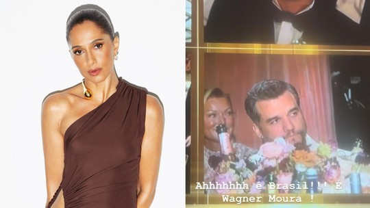 Camila Pitanga celebra Globo de Ouro de Wagner Moura e relembra parceria em 'Paraíso Tropical'