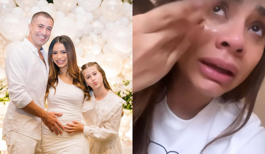 Lexa se emociona ao sentir Sofia mexer em sua barriga: 'Entramos no 5º mês'
