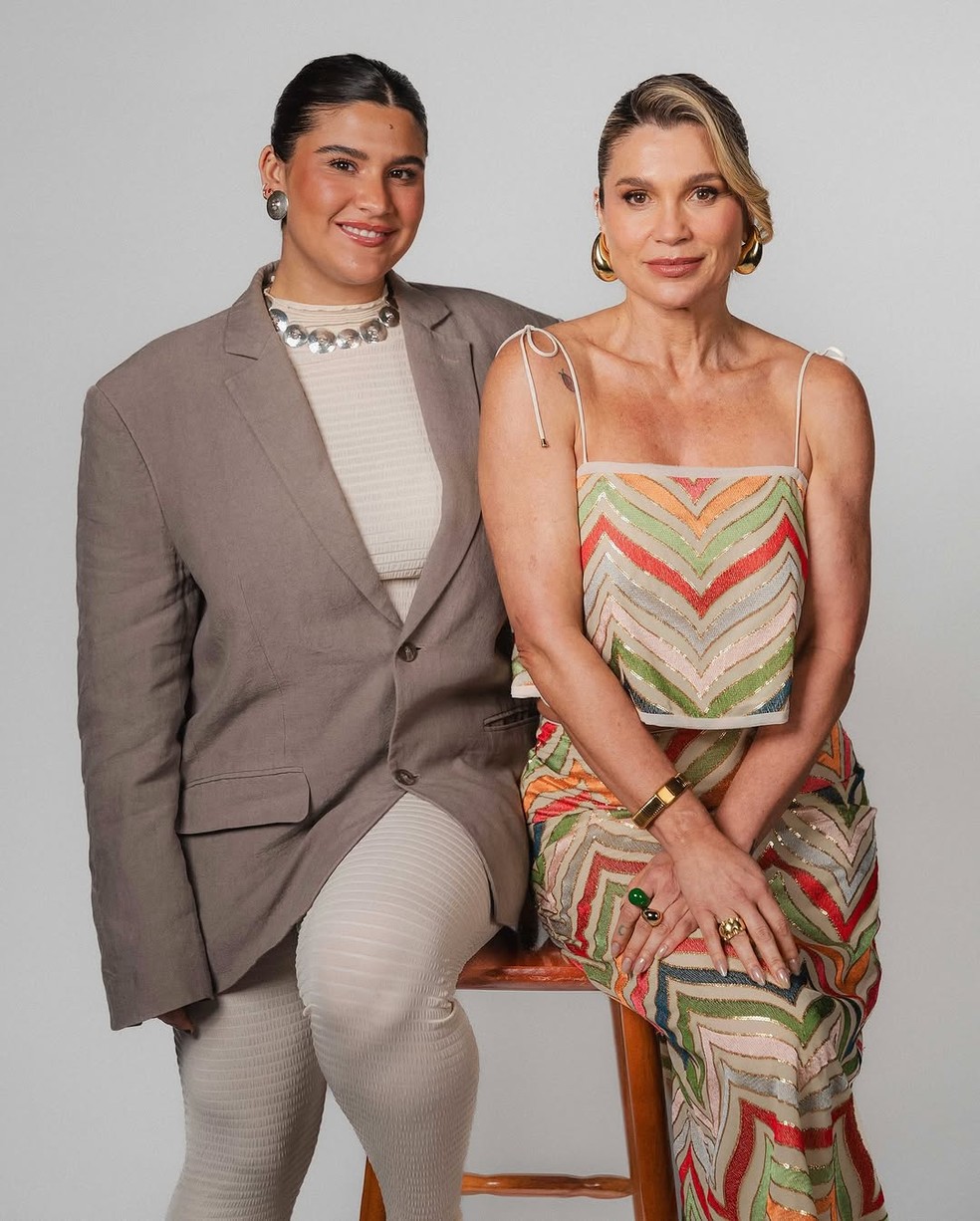 Giulia Costa e Flávia Alessandra — Foto: Reprodução/Instagram