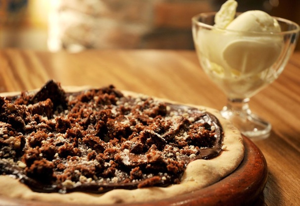 Pizza + brownie = <3 (Foto: Divulgação) — Foto: Glamour