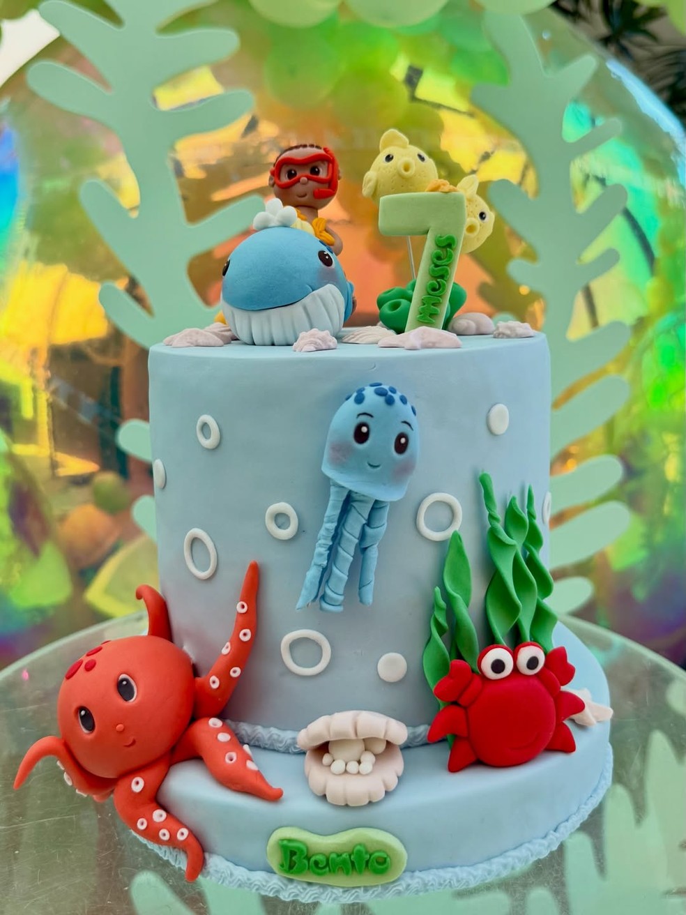 Mesversário de Bento, filho de Carol Peixinho e Thiaguinho — Foto: Reprodução/Instagram