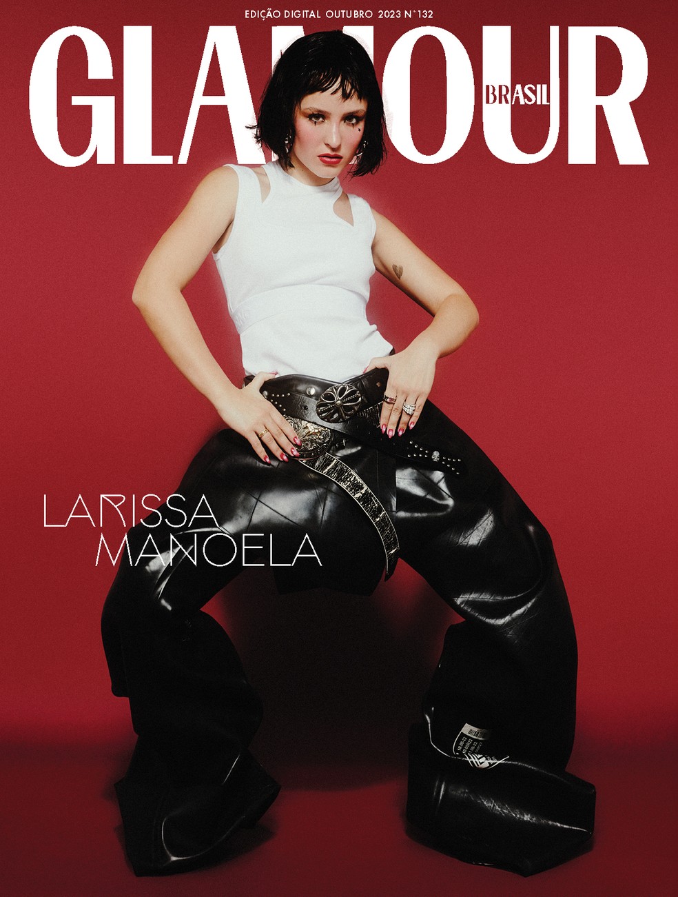 Larissa Manoela na segunda capa da Glamour de outubro 2023 — Foto: Bruna Castanheira
