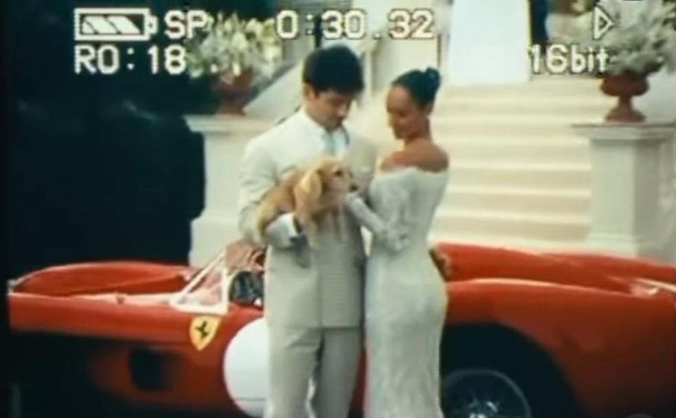 Casamento de Charles Leclerc e Alexandra Saint Mieux — Foto: Reprodução/Instagram
