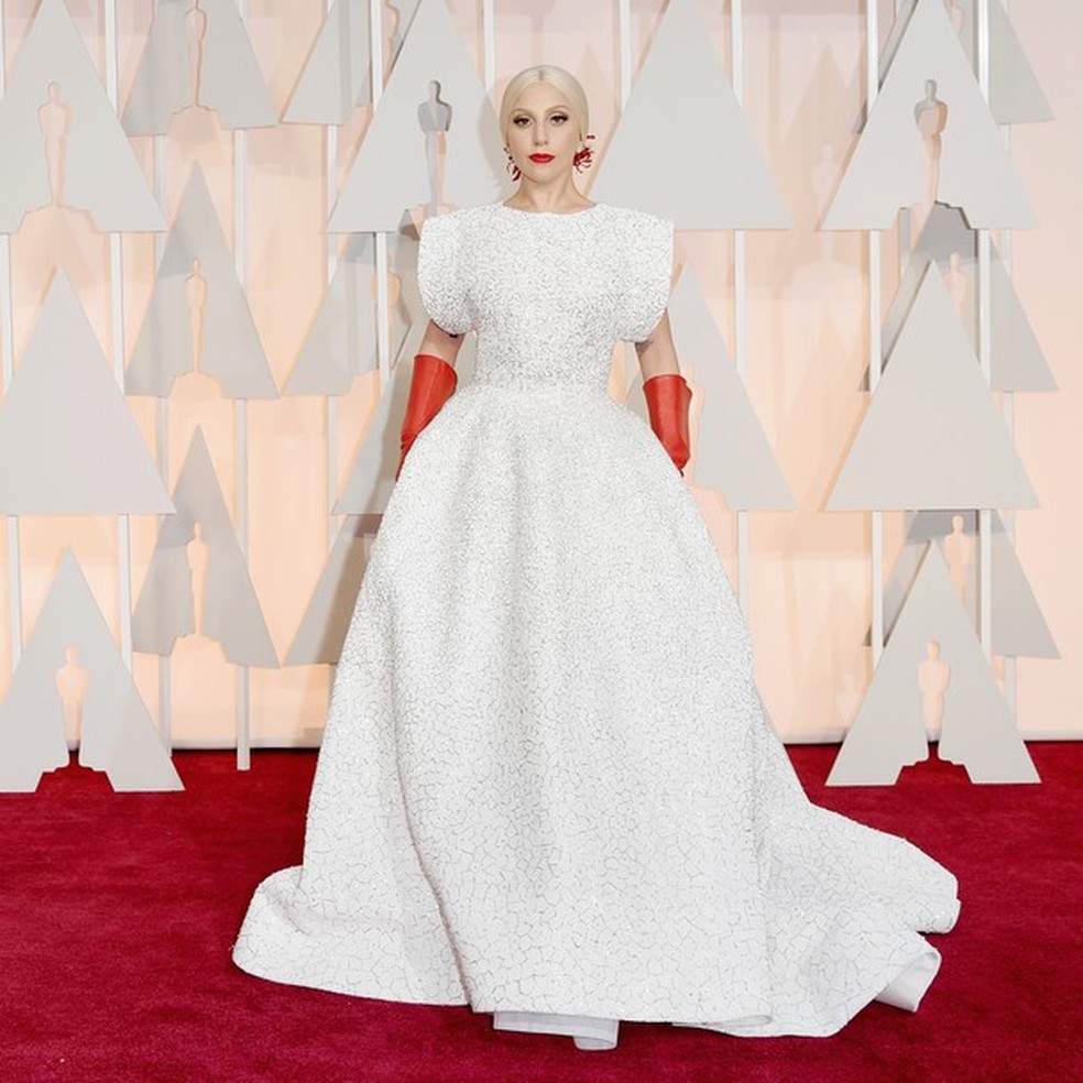 Lady Gaga no Oscar 2015 (Foto: Getty Images) — Foto: Glamour