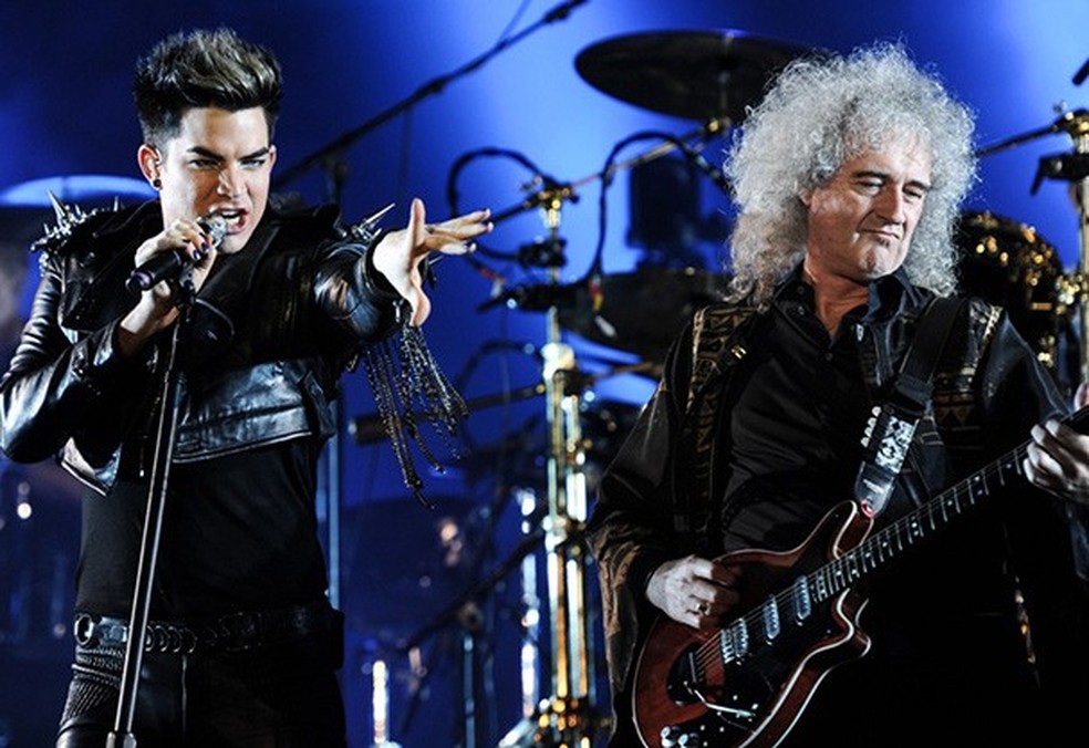Queen e Adam Lambert na Madison Square (Foto: Divulgação) — Foto: Glamour