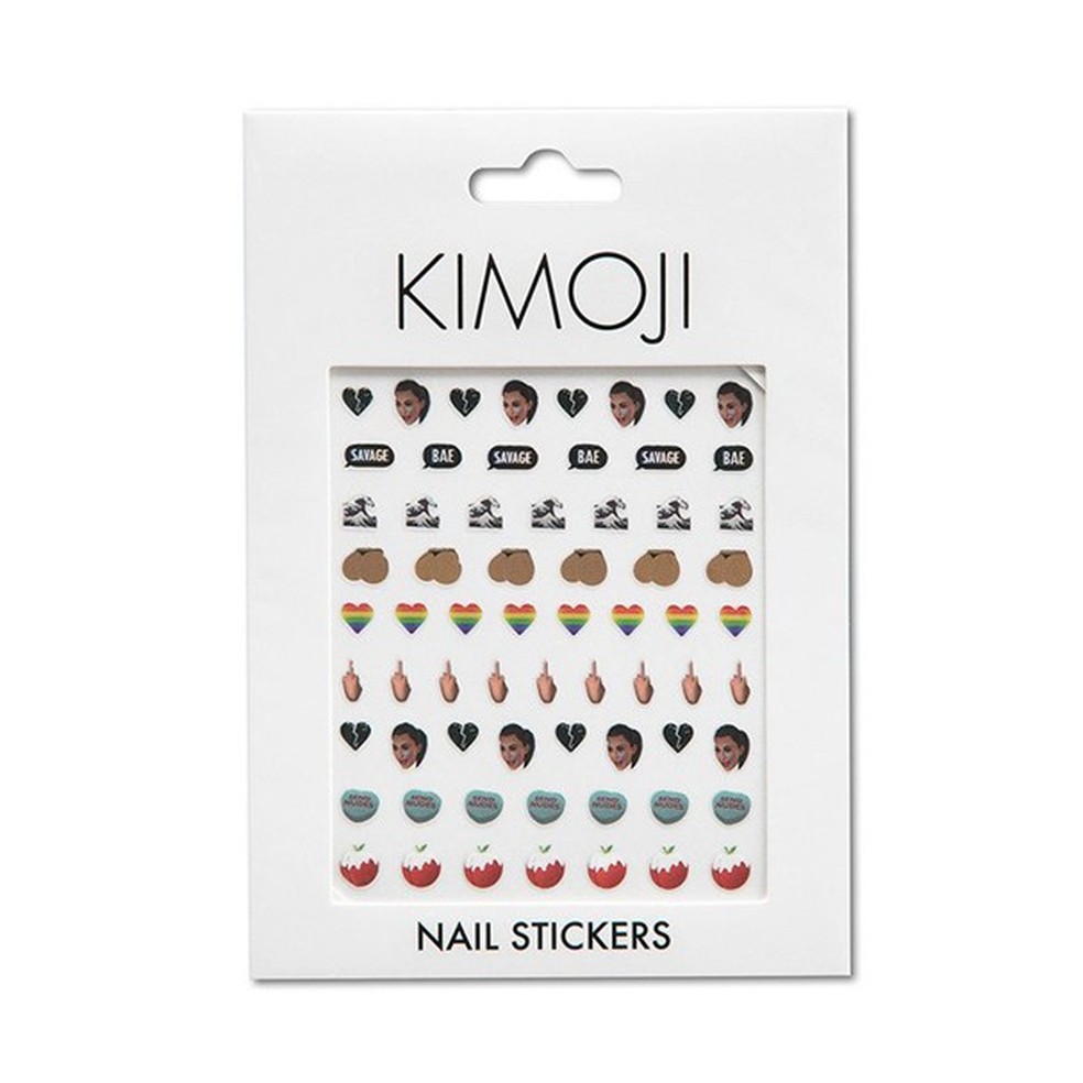 Adesivos para Unha "Kimoji" (Foto: Reprodução/store.kimkardashianwest.com) — Foto: Glamour