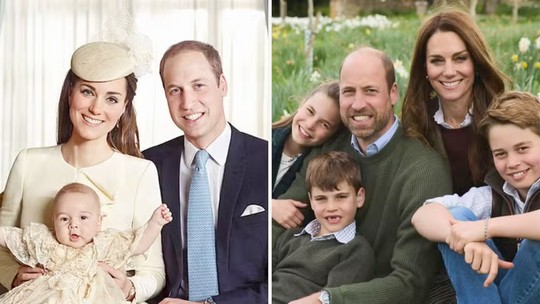 Príncipe William e Kate Middleton: relembre todos os cartões de Natal em família 