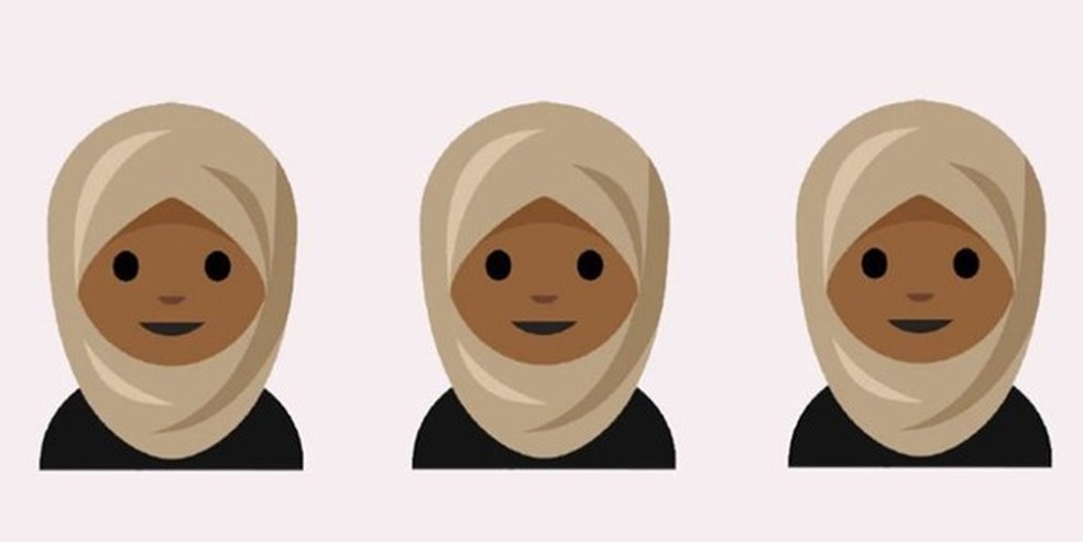 Adolescente muçulmana cria emojis com véu islâmico (Foto: Reprodução) — Foto: Glamour