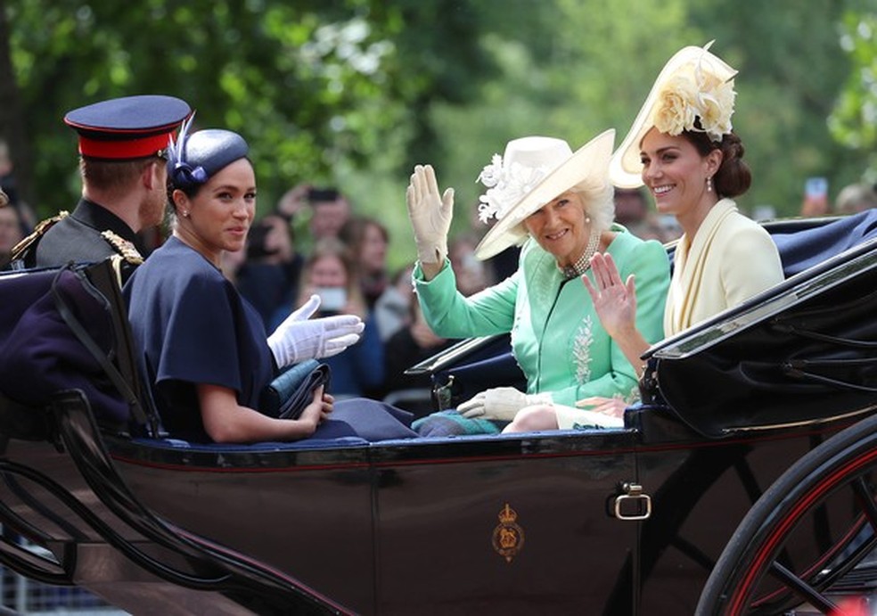 Duque e Duquesa de Sussex, Duquesa de Cambridge e Duquesa da Cornualha (Foto: GC Images) — Foto: Glamour