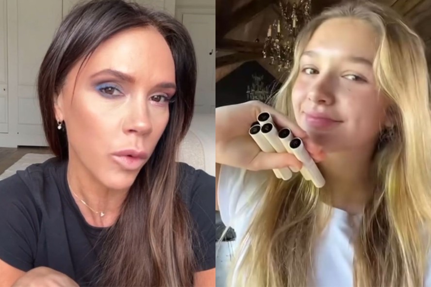 Filha De David E Victoria Beckham Posta Vídeo De Maquiagem E Mãe Brinca “alguém Roubou Meus 