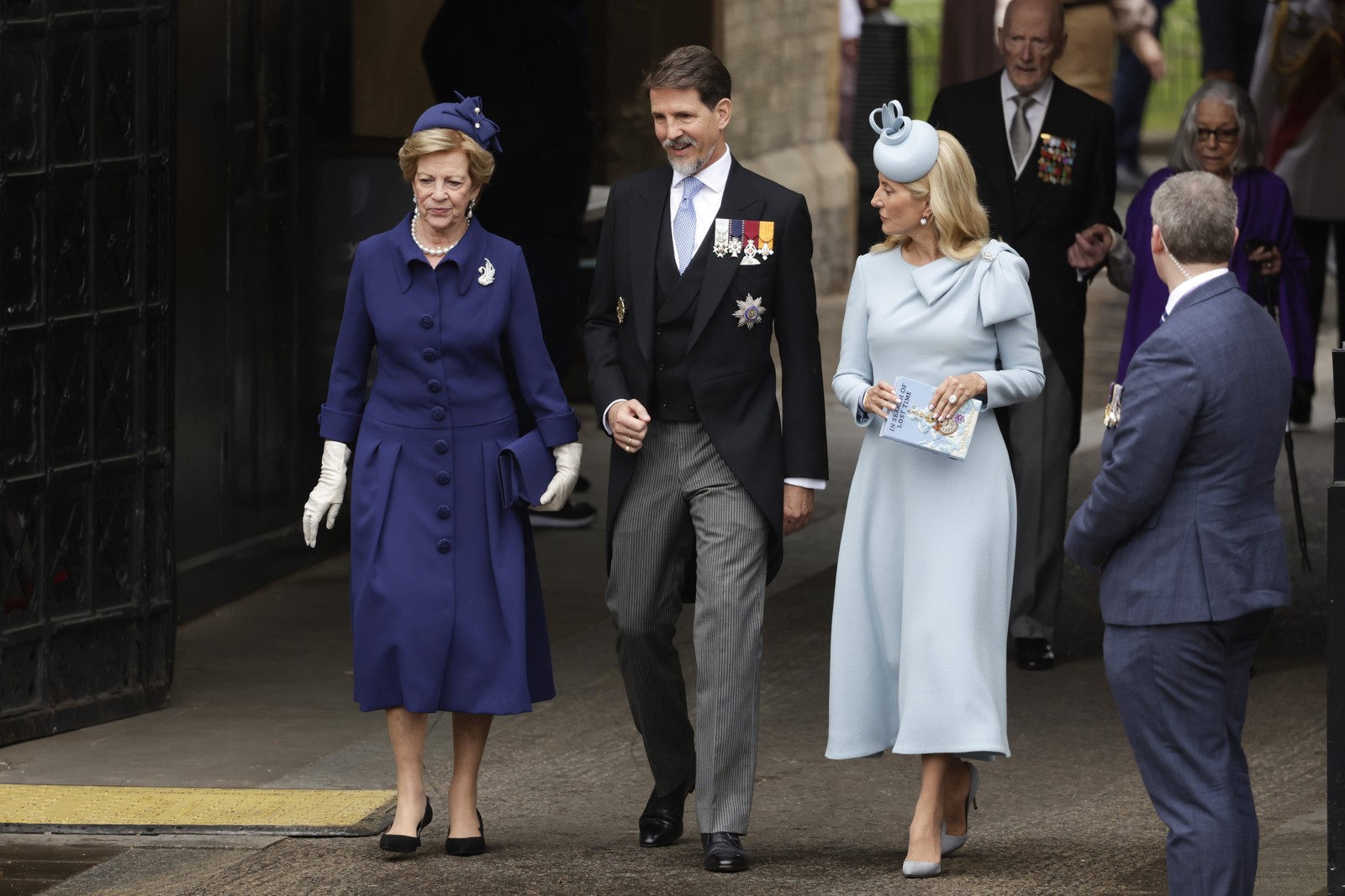 Queen Anne-Marie, Pavlos, Crown Prince of Greece and Marie-Chantal, Crown Princess of Greece  — Foto: Getty Images