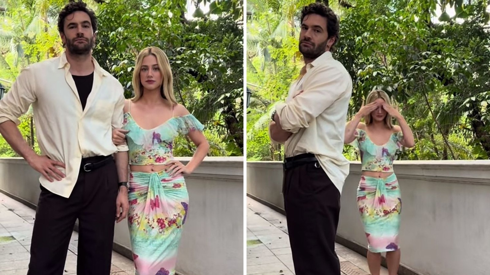 Lili Reinhart e Tom Bateman, de 'A Hipótese do Amor', celebram chegada ...