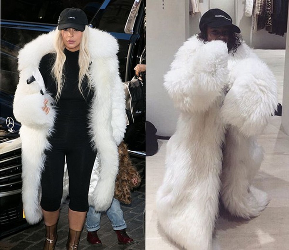 Kim Kardashian e North West (Foto: Reprodução Instagram) — Foto: Glamour