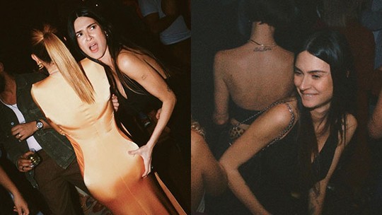 Thaila Ayala abre álbum de fotos do aniversário de Fê Paes Lemes: "Presos nessa festa"