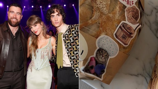 Taylor Swift presenteia famosos com pão caseiro após premiação