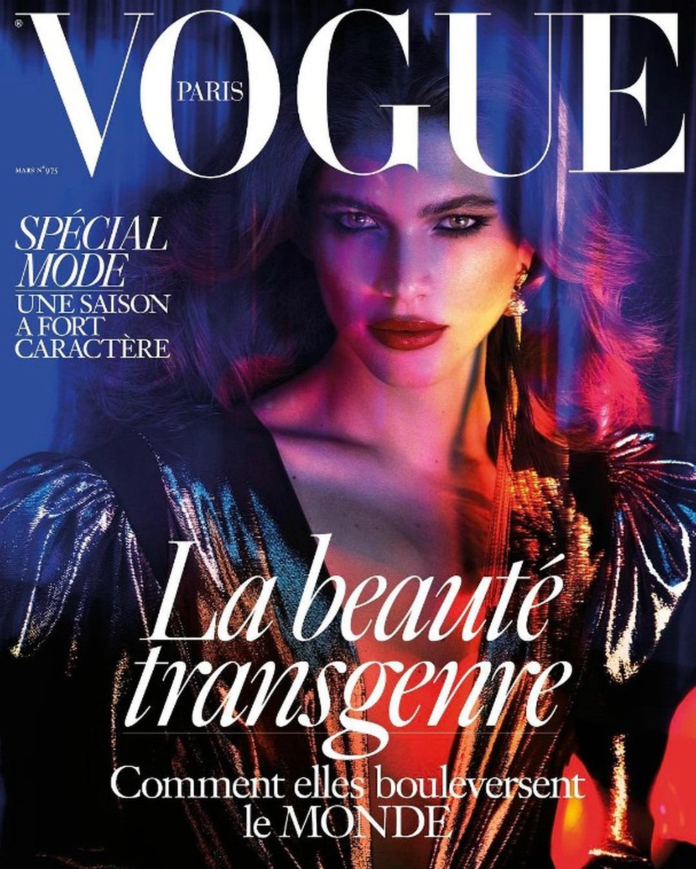 Valentina Sampaio para Vogue Paris (Foto: Reprodução/Instagram) — Foto: Glamour