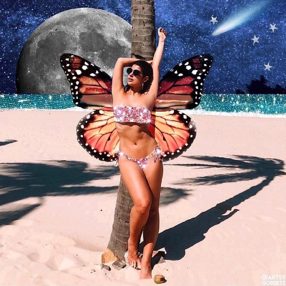 Vivian Amorim reflete em foto: Como a borboleta, nós abrimos nossas asas e  voamos | Celebridades | Glamour