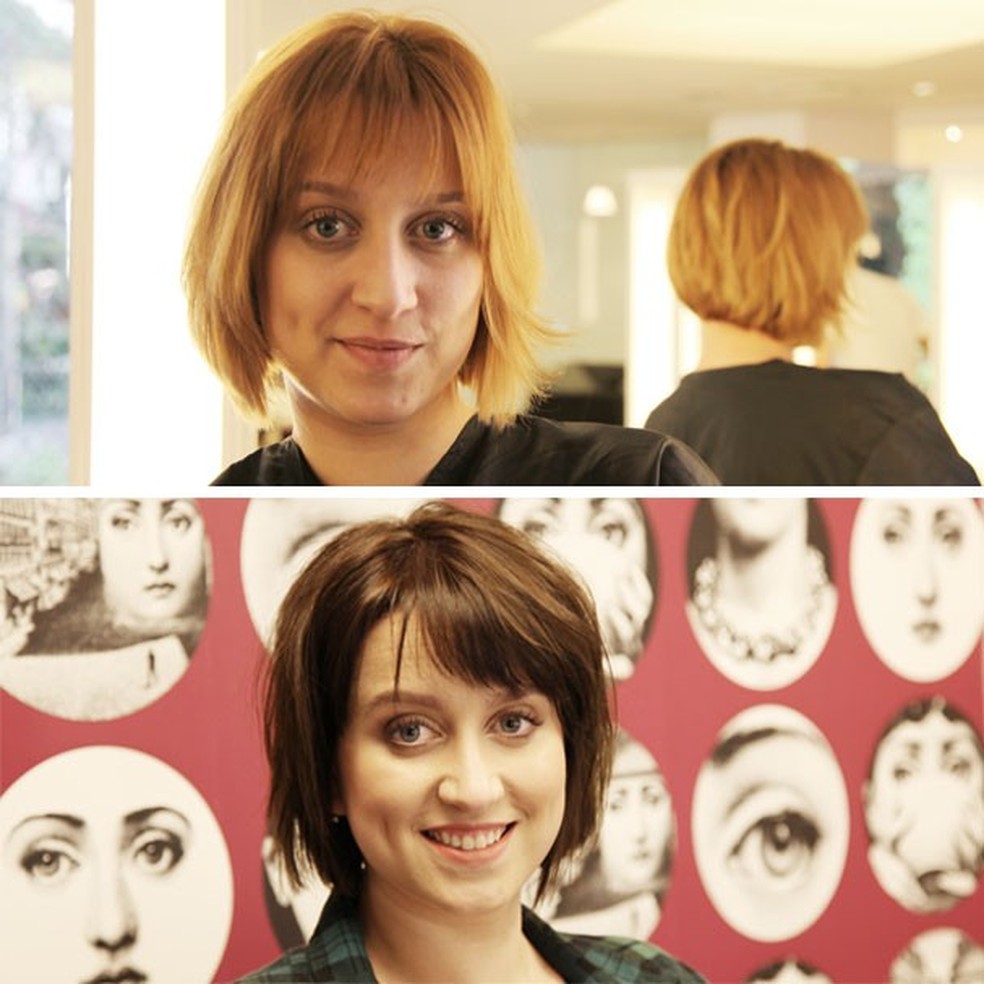 Antes... e depois!  (Foto: Glamour) — Foto: Glamour