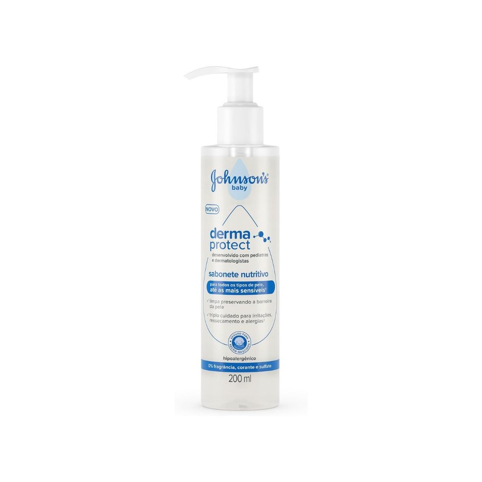 Sabonete Nutritivo Derma Protect JOHNSON'S® — Foto: Reprodução