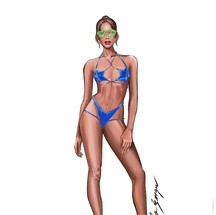 Croquis mostram looks de Anitta em "Girl From Rio" em versão ilustrada.