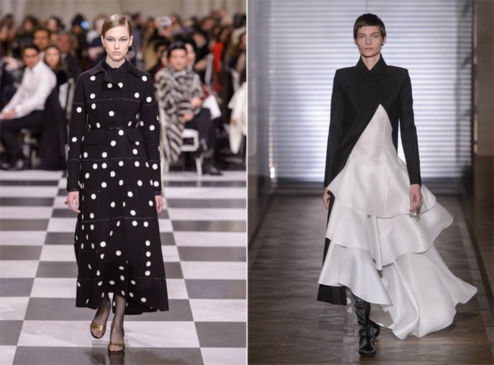 Dior e Givenchy no desfile de inverno 2019 (Foto: Imaxtree) — Foto: Glamour