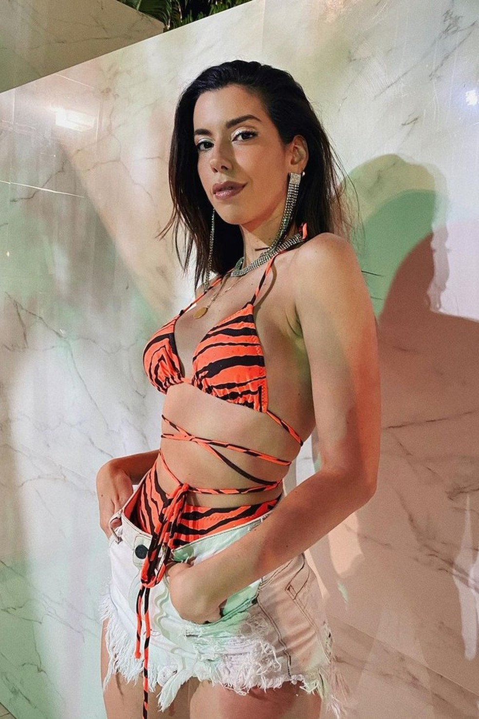 Beachwear (Reprodução Instagram @camilacoutinho) — Foto: Glamour