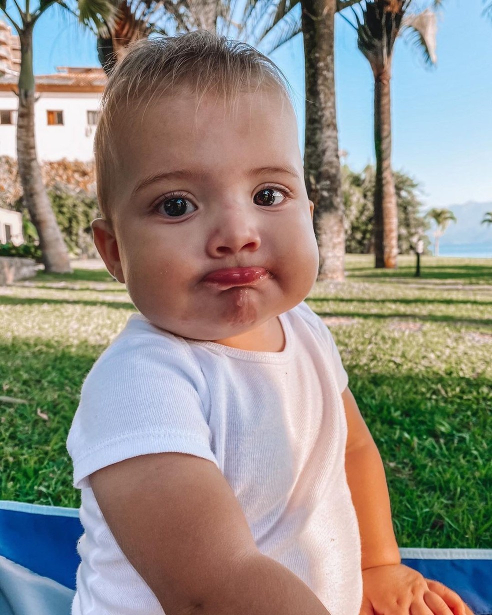 Davi, filho de Gabi Brandt e Saulo Poncio (Foto: Instagram/Reprodução) — Foto: Glamour