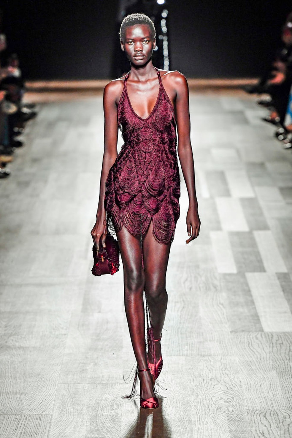 Ferragamo, desfile inverno 2025 na MFW — Foto: Getty Images